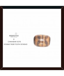 DOUBLE TIGER TOOTH DZI BEAD